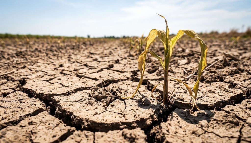 Sécheresse Agriculture manque eau Plantation Terre Certains maraîchers voient 100% de leur production détruite à cause des canicules à répétition et de la sécheresse extrême.