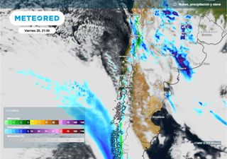 Sale uno, entra otro: nuevo sistema frontal traerá lluvias a la zona central este domingo