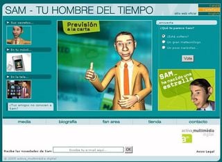 Sam: El hombre del tiempo virtual llega a la TV