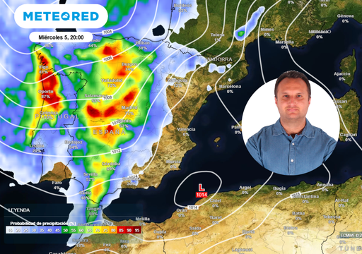 El experto Samuel Biener: "esta semana dos ondulaciones del chorro polar traerán lluvias de más de 100 l/m2 a España"