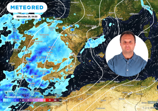 Samuel Biener confirma la llegada de los vientos llovedores a partir de este día en España: "caerán más de 100 l/m2"
