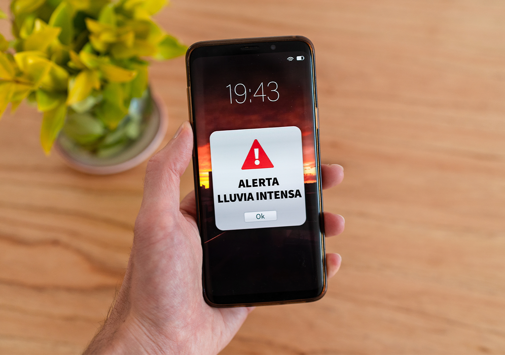 Existe la posibilidad de enviar prealertas menos invasivas, como una notificación push-up y sin sonido, ante situaciones claras de riesgo para la población horas antes.