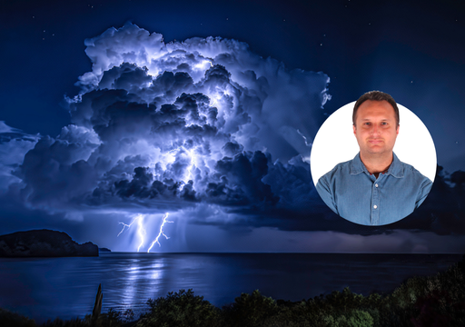 Samuel Biener, meteor&oacute;logo: "este mi&eacute;rcoles un sistema de tormentas podr&iacute;a dejar m&aacute;s de 50 l/m2 en Catalu&ntilde;a y Baleares"