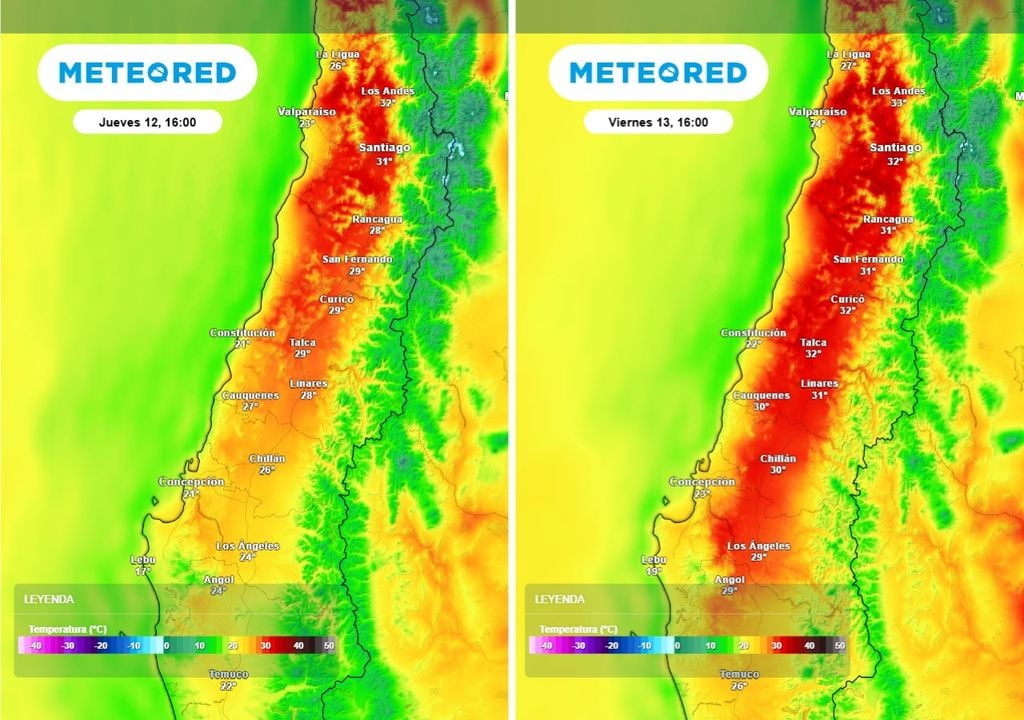 Las temperaturas más altas se registrarán durante el viernes 13, sin embargo las estabilidad y los cielos despejados se mantendrán todo el fin de semana.