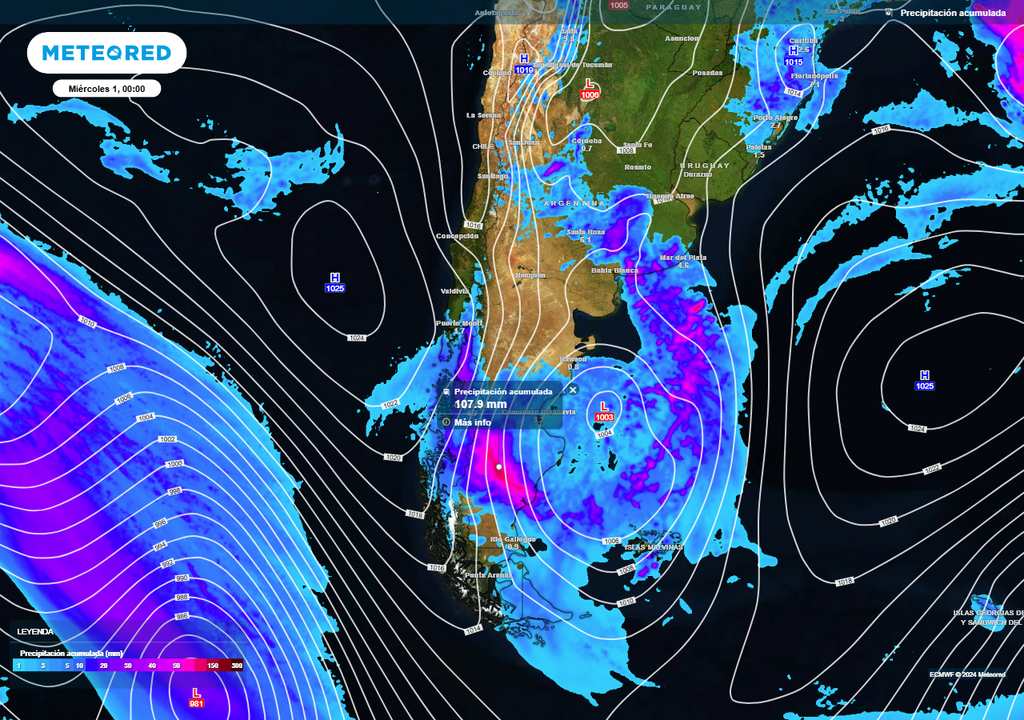 Tiempo clima pronóstico Argentina Año Nuevo 2025 Buenos Aires