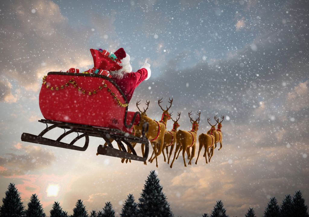 Santa…keep an eye out for the space junk!