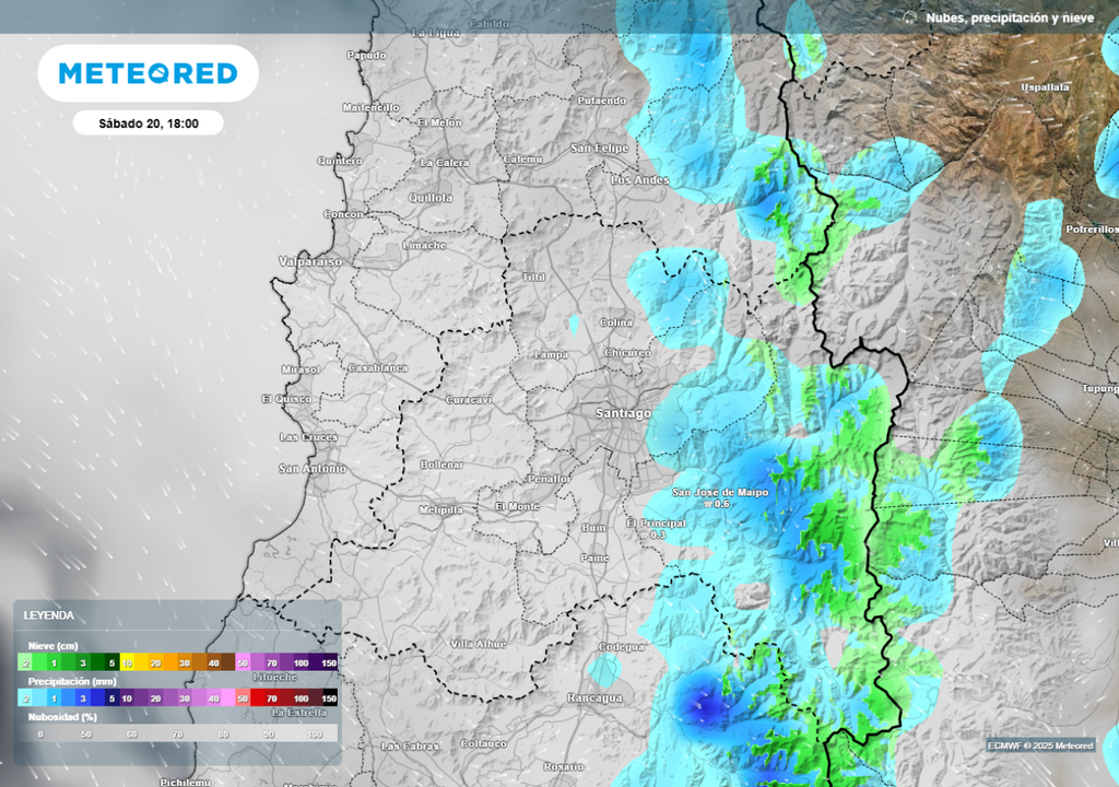 mapa de precipitaciones