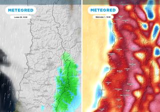 Santiago comienza la semana con frío y nubes, pero ECMWF prevé un ‘veranito’ con más de 30 °C desde el miércoles