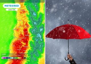 ¿Santiago con calor o tormentas? ECMWF anticipa 33 °C y fuerte inestabilidad en la capital entre lunes y jueves