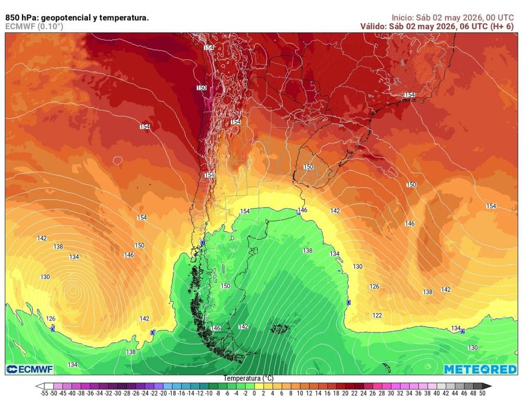 Dorsal en altura ya impacta en Santiago: temperaturas subirán de forma importante hoy sábado.
