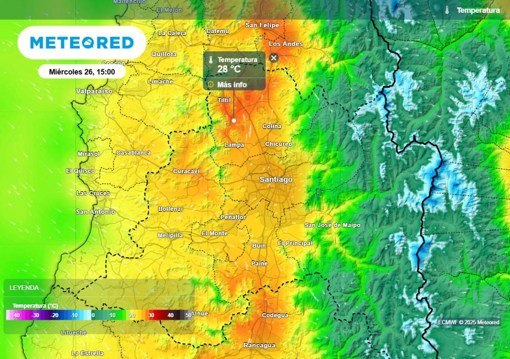 mapa de temperatura (miércoles 26)