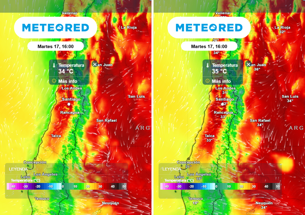 El calor no dará tregua durante gran parte de la semana: modelos ECMWF y GFS coinciden en los altos regitros.