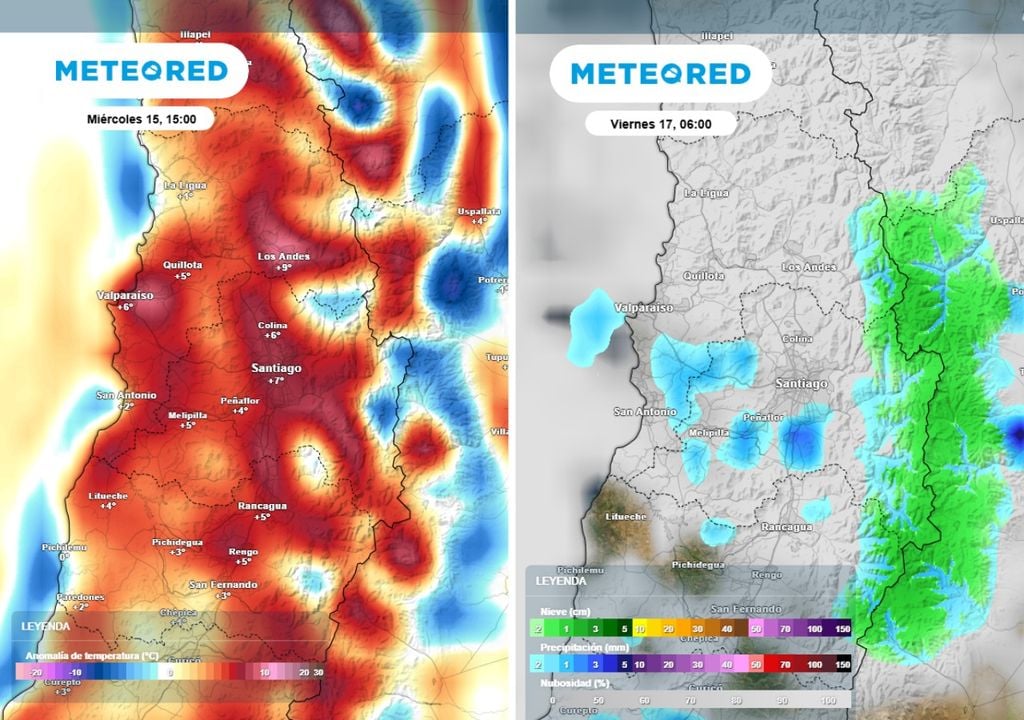 El calor del miércoles contrastará con los posibles chubascos del viernes. ¿Preparados para el cambio?