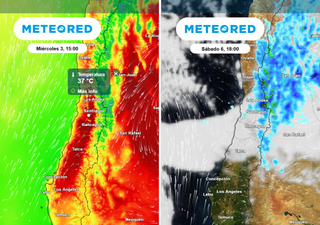 'Santiago pasará de 33 °C a posibles lluvias por baja segregada': así será el brusco giro del tiempo esta semana