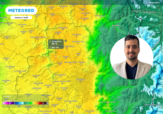 Santiago podría saltar de 26 °C a lluvias este domingo, según pronóstico de Javier Hernández