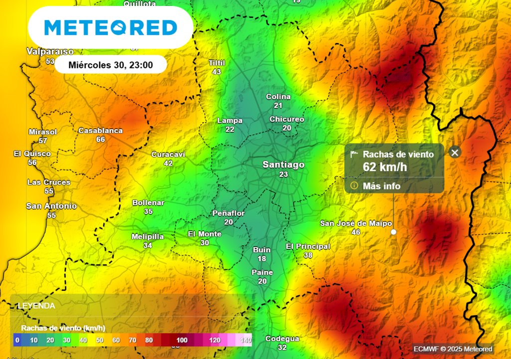 Rachas de viento Rachas de viento