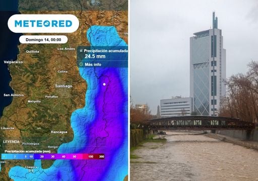 Santiago quedar&aacute; al margen: estas comunas de la RM podr&iacute;an recibir precipitaciones entre viernes y s&aacute;bado
