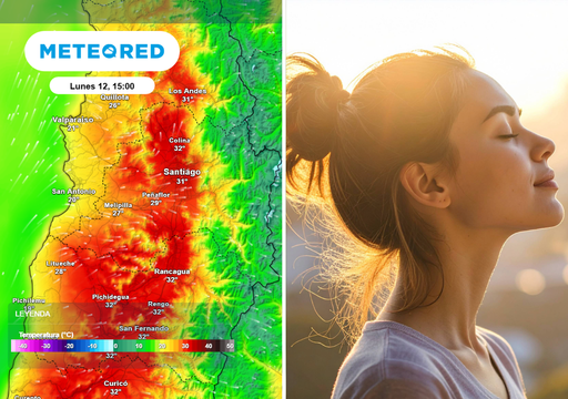 Santiago respira este lunes: se va la ola de calor, pero el pr&oacute;ximo golpe extremo ya se asoma a la Regi&oacute;n Metropolitana