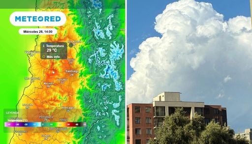 Santiago rozar&aacute; los 30 &deg;C este mi&eacute;rcoles 28: luego bajar&aacute;n las temperaturas y volver&iacute;an los chubascos