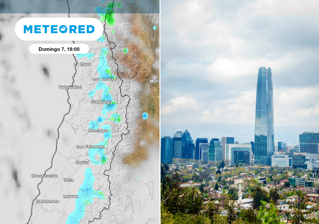 Santiago-LLuvias y nubes Santiago-LLuvias y nubes
