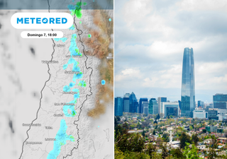 Santiago se enfría: modelo europeo prevé fin de semana con nubes, bajas temperaturas y posibles lloviznas
