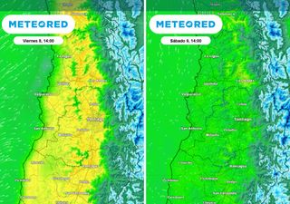 Santiago superará los 22 °C y Valparaíso bajará a 12 °C: Meteored advierte contrastes térmicos en la zona central
