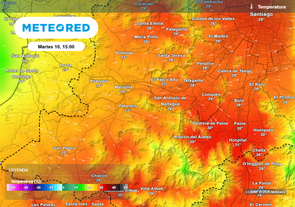 Temperaturas máximas este martes serán frescas en zonas del poniente de la RM: estarían entre 26 y 28 °C
