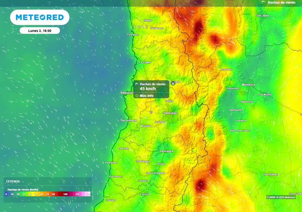 mapa de rachas de viento mapa de rachas de viento