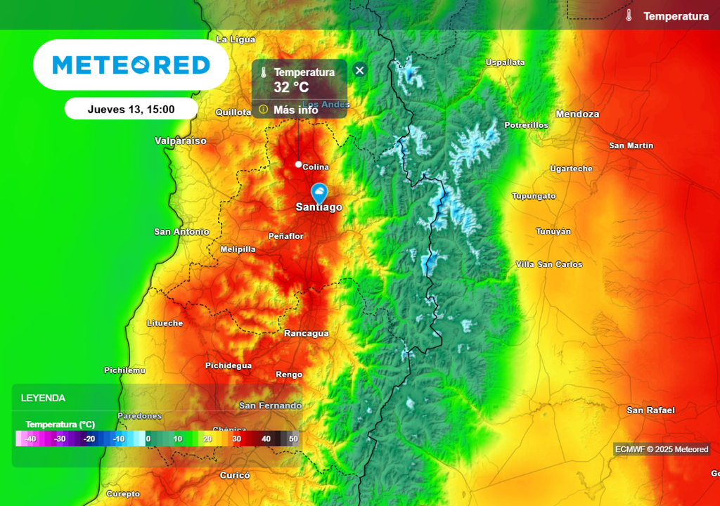 Temperaturas máximas