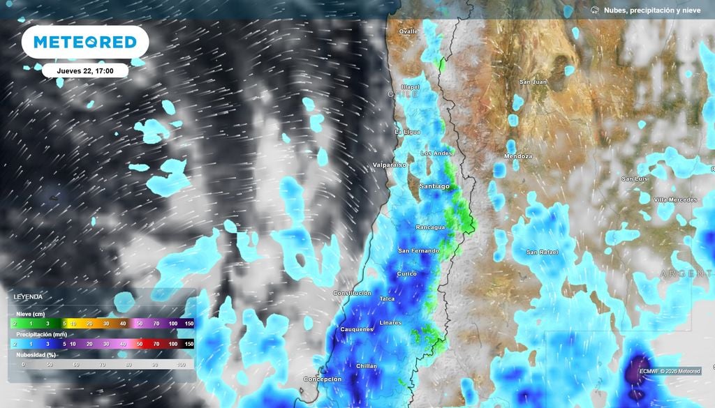 El jueves puede continuar la inestabilidad en Santiago.