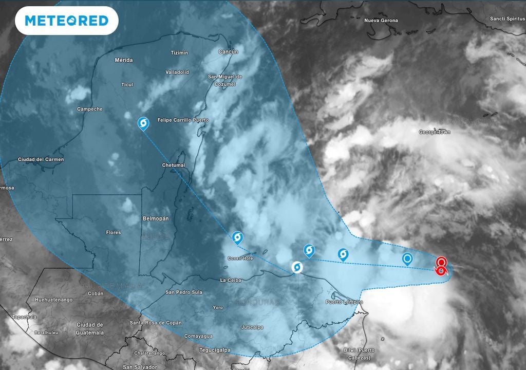 Une alerte à l'ouragan reste en vigueur pour la côte nord du Honduras et une alerte à la tempête tropicale reste en vigueur pour le nord-est du Nicaragua. Une alerte à l'ouragan reste en vigueur pour la côte nord du Honduras et une alerte à la tempête tropicale reste en vigueur pour le nord-est du Nicaragua.