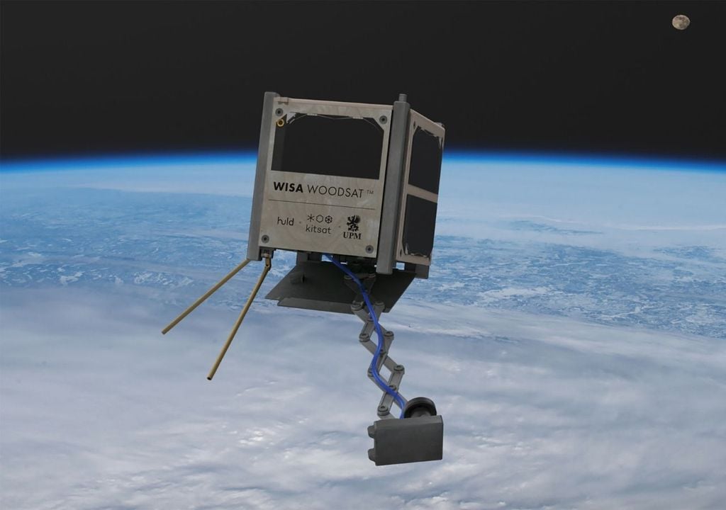 Le satellite Woodsat WISA est fait de bois spécialement revêtu pour faire face à l'environnement difficile de l'espace.