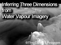 Satellite Feature Identification: Inferring Three Dimensions from Water Vapour Imagery