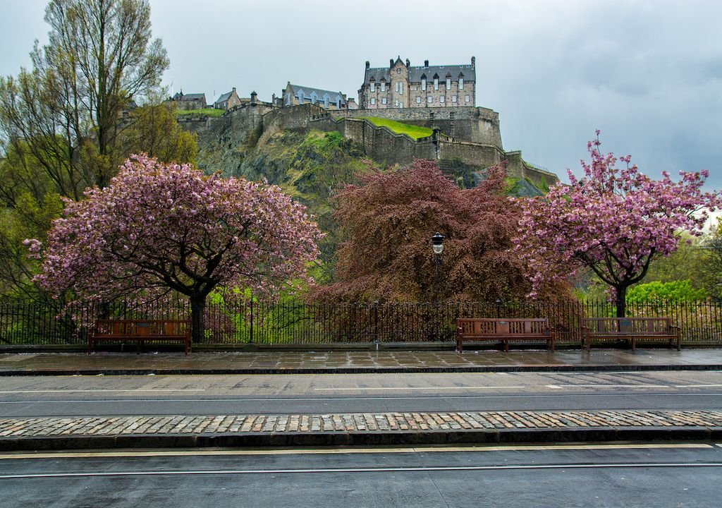 Edinburgh castle.