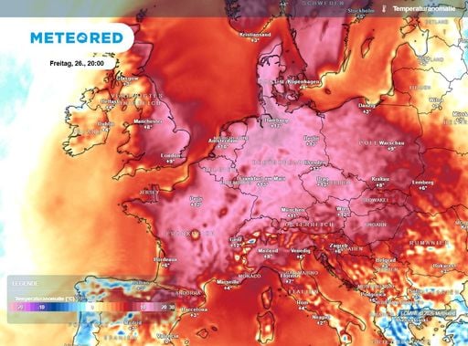 &bdquo;Endlich Abk&uuml;hlung in Sicht!" Doch ein Blick eines Wetterforschers auf die Karten bittere Wahrheit