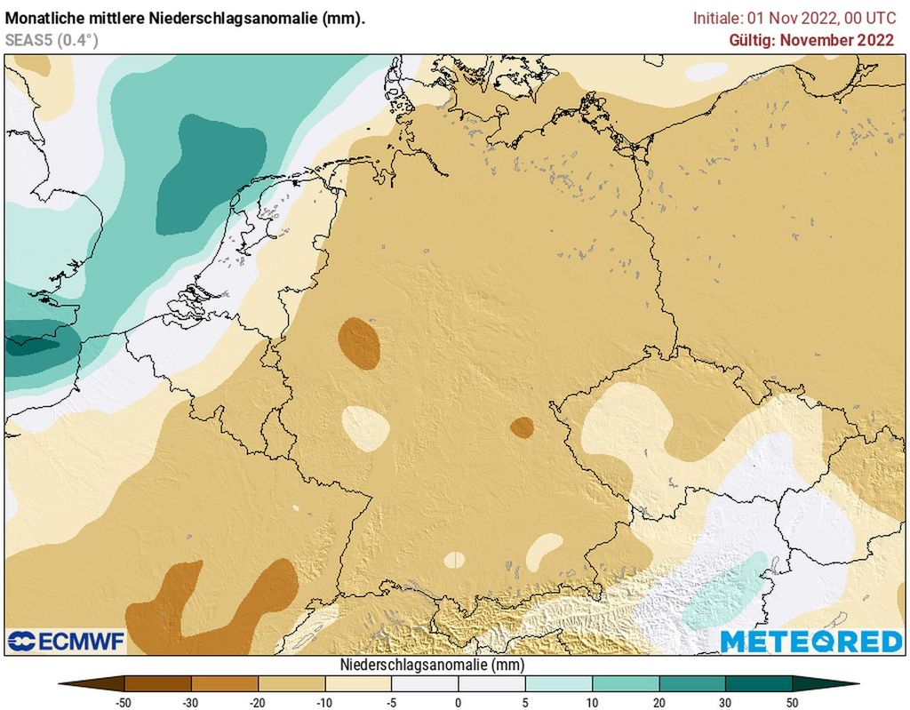 november, trocken, deutschland, wetterlage