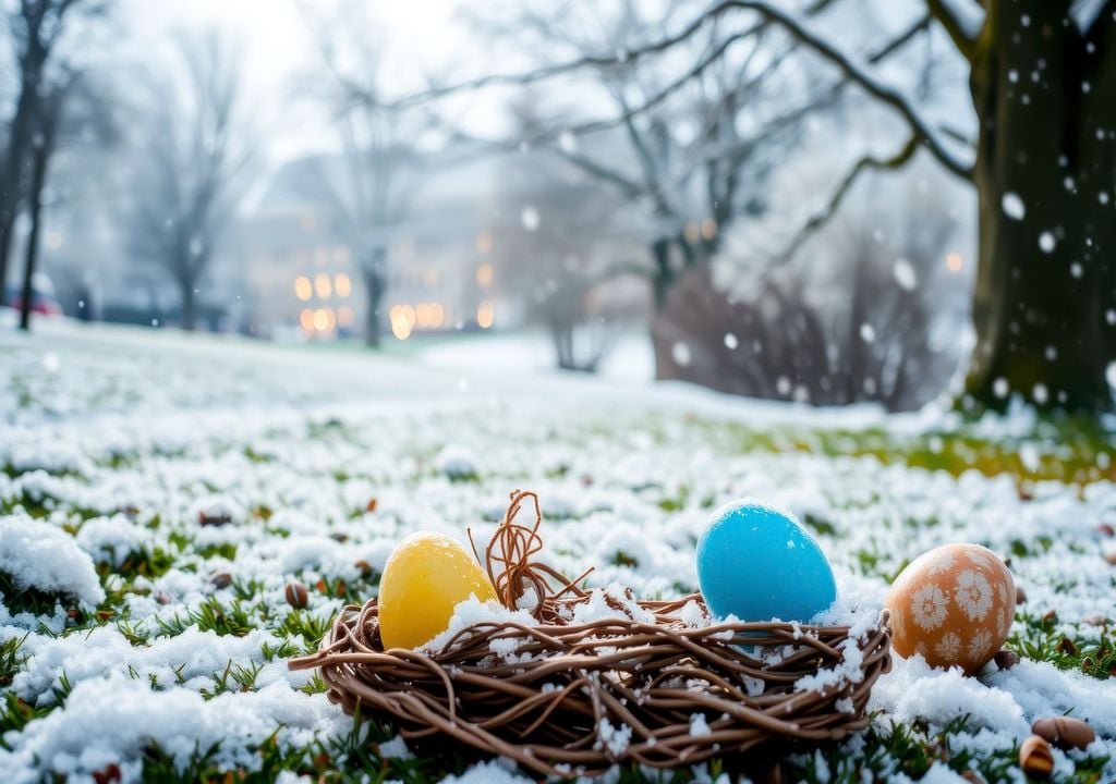 Ostern 2026 im Schnee? Unser Wetterexperte Johannes Habermehl hat die aktuellen Wahrscheinlichkeiten analysiert.