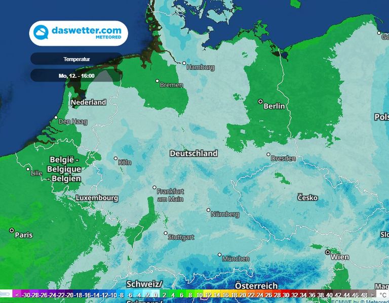 Winter-Wetter in Deutschland: Schnee-Walze rutscht weiter in den