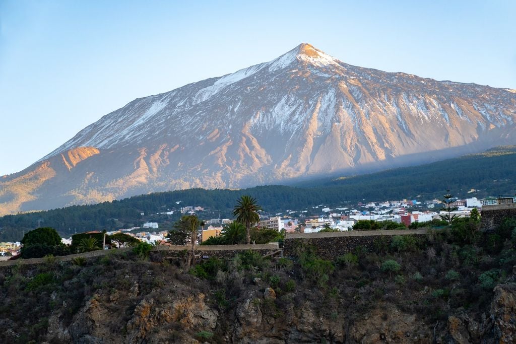 Il vulcano Teide, nell'isola di Tenerife alle Canarie (Spagna).