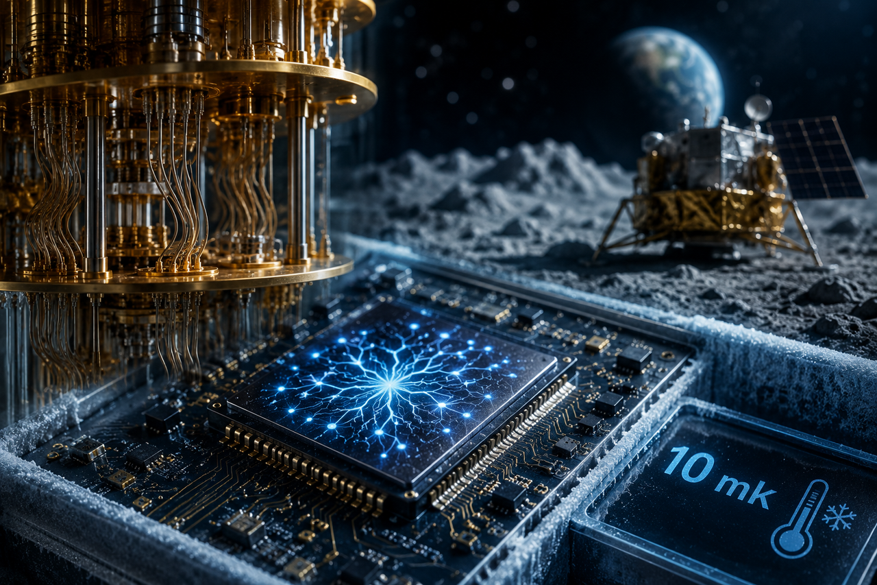 Scientists built a brain-like chip that works near absolute zero - and it could change quantum computing
