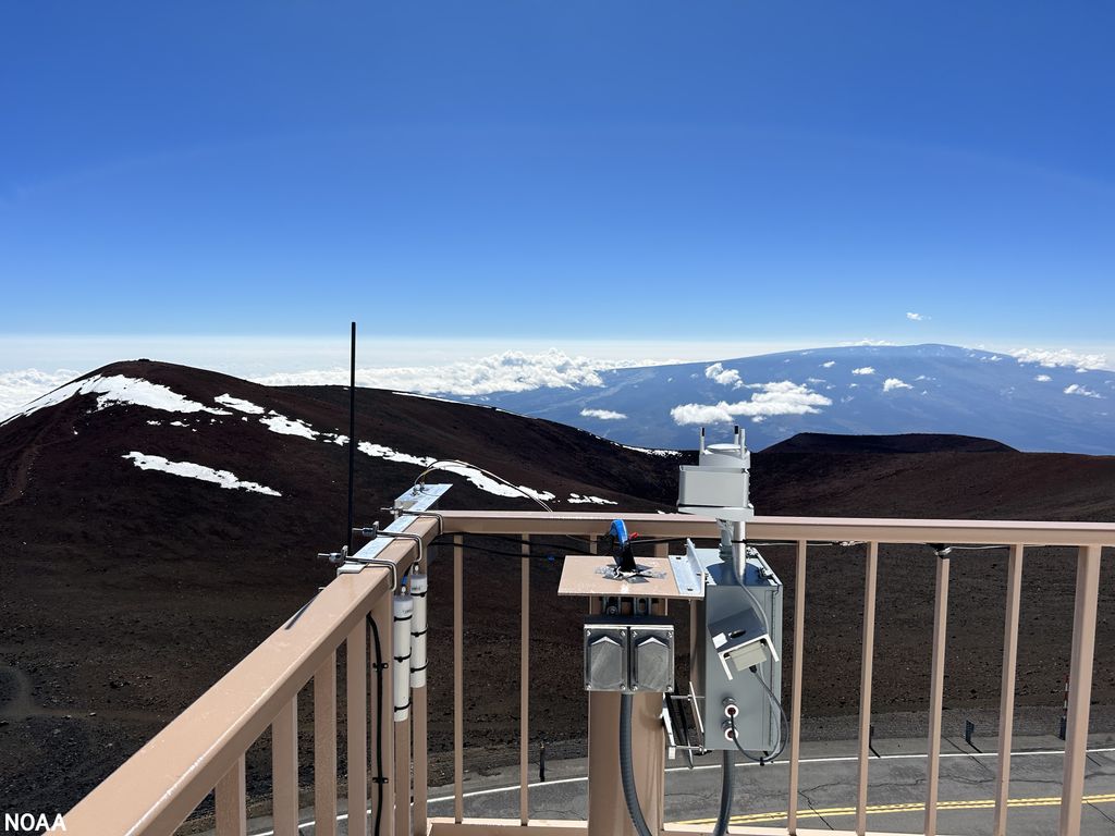 NOAA's atmospheric CO2 monitoring station, Hawaii
