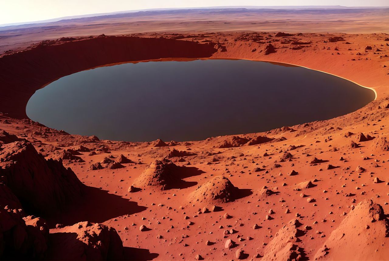 Un rover marziano ha trovato le prove dell'esistenza, in passato, di un vasto oceano sulla superficie di Marte.