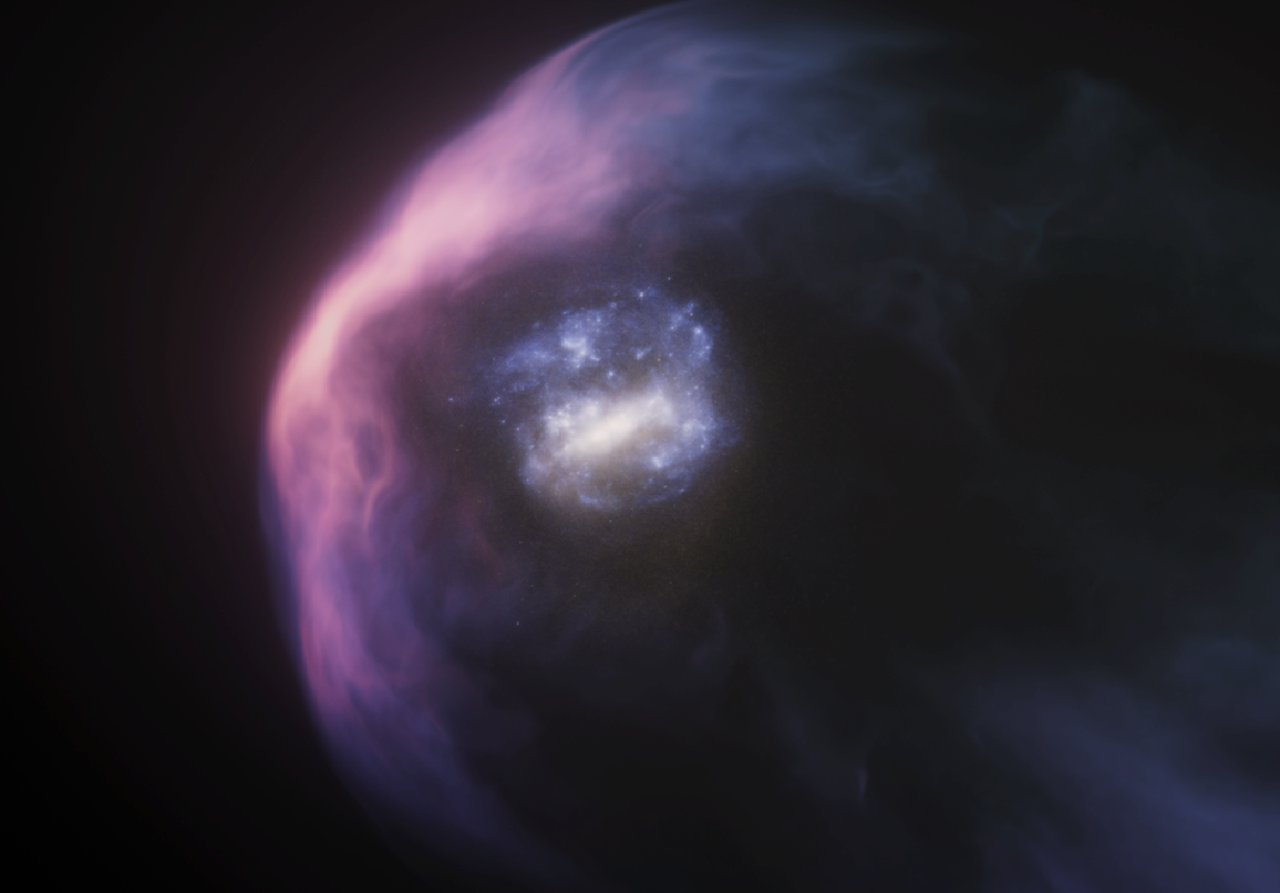 Descubrimiento sorprendente: la Gran Nube de Magallanes tenía cola, y ...