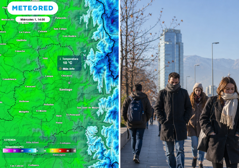 "Se acerca el d&iacute;a m&aacute;s fr&iacute;o en Santiago": M&aacute;ximas de apenas 10 &deg;C y heladas marcar&aacute;n el inicio de julio