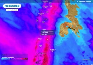 Se acerca sistema frontal con 80 mm de lluvia y rachas de 80 km/h: pron&oacute;stico de Fiestas Patrias para Chile centro-sur