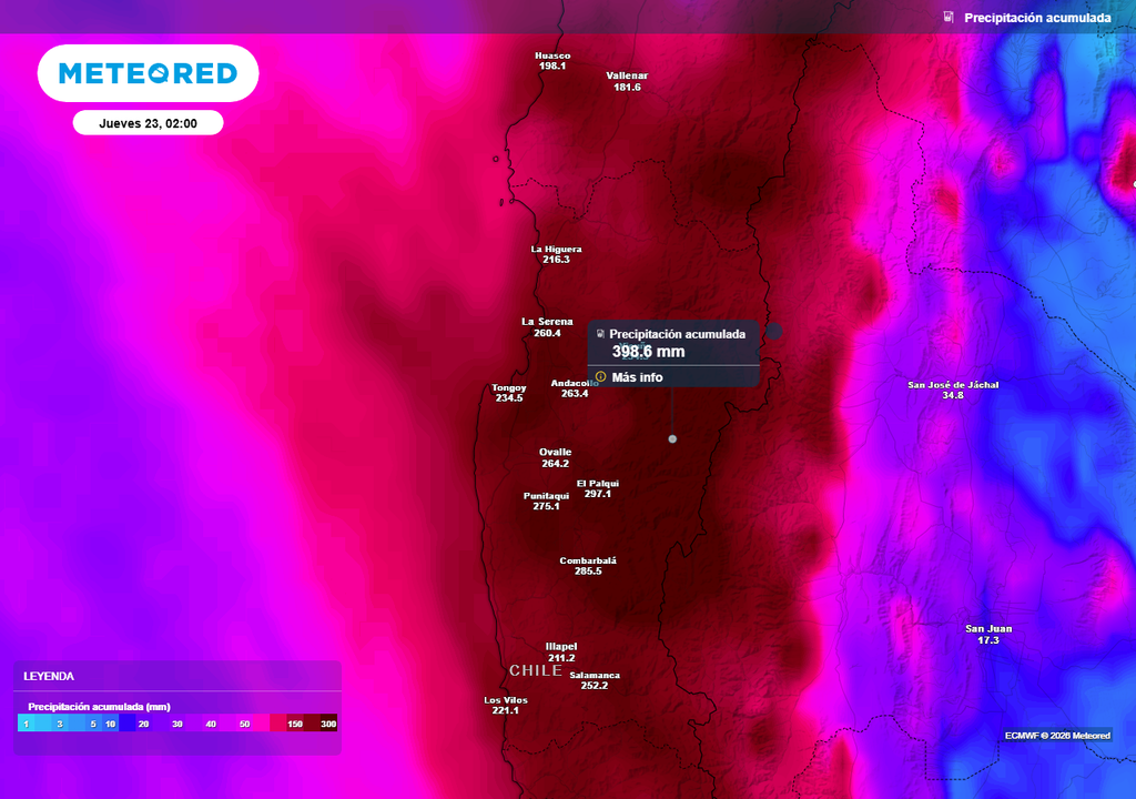 Lluvias en Atacama y Coquimbo persistirán hasta la próxima semana Las lluvias se quedarían hasta el jueves (23) en la Región de Coquimbo.