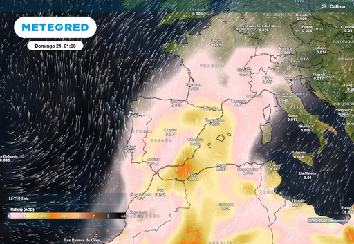 Se acerca una lengua de polvo sahariano que cambiar&aacute; el color del cielo en Espa&ntilde;a