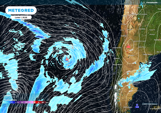 Se acercan 2 sistemas frontales: a partir del lunes 01 llover&iacute;a en estas regiones de Chile centro-sur, seg&uacute;n Meteored