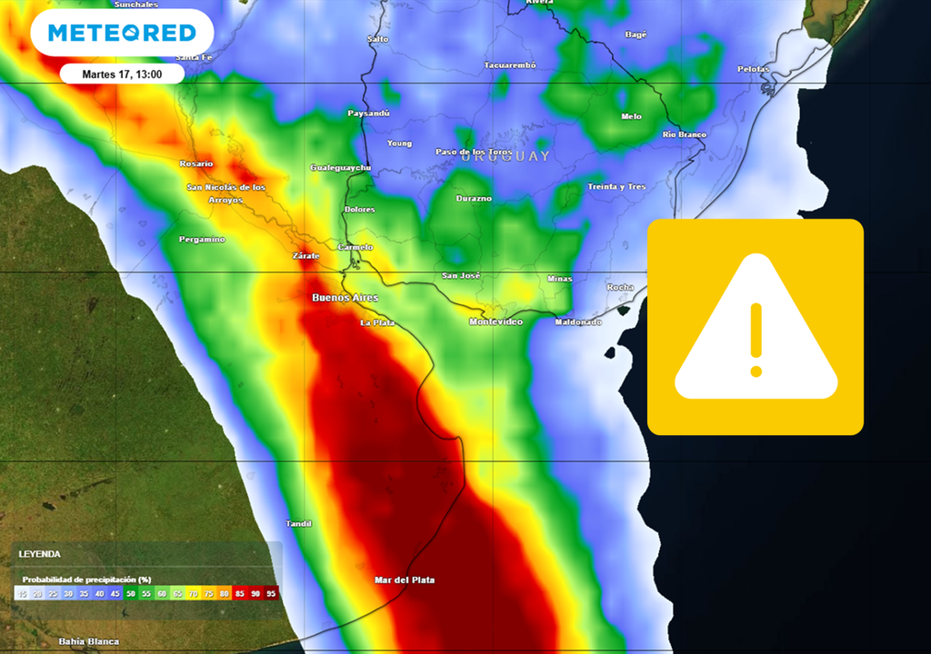 Se acercan las tormentas fuertes con alerta sobre el AMBA luego de un lunes de calor agobiante para despedir el verano