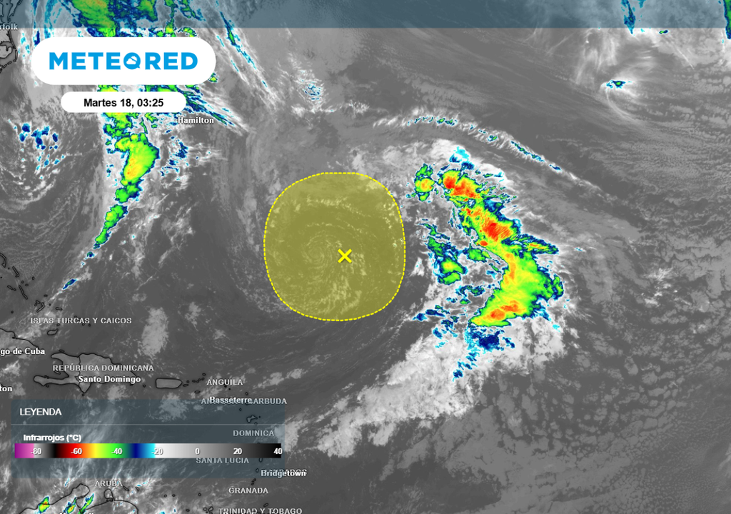 Imagen satelital zona de inestabilidad